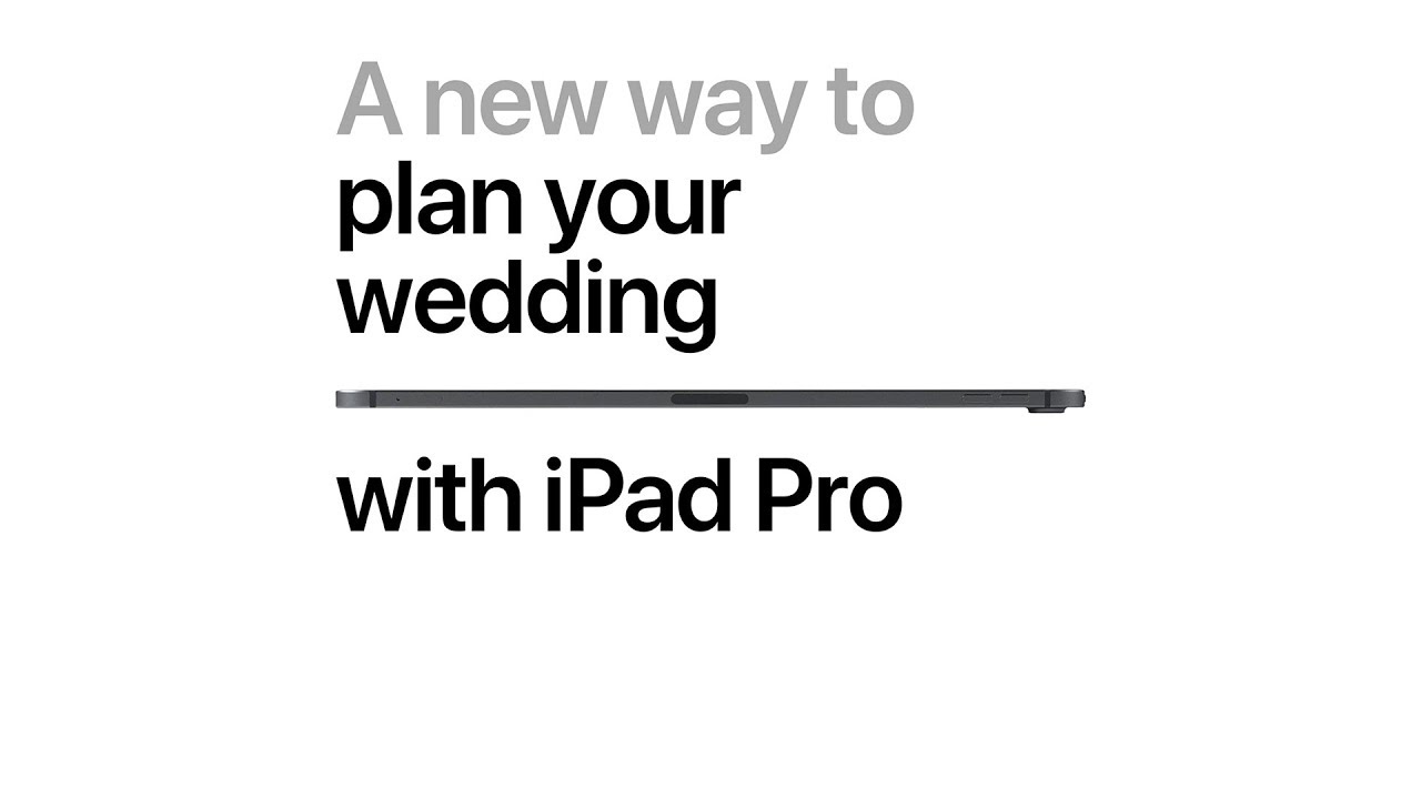 iPad Pro al posto del PC: Pianificare il Matrimonio