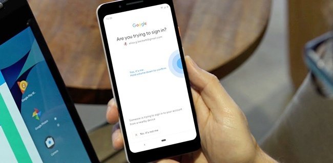 Smartphone Android con token di sicurezza integrato