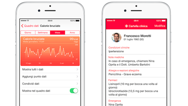 Creare una Cartella Clinica personale nell'app Salute su iPhone