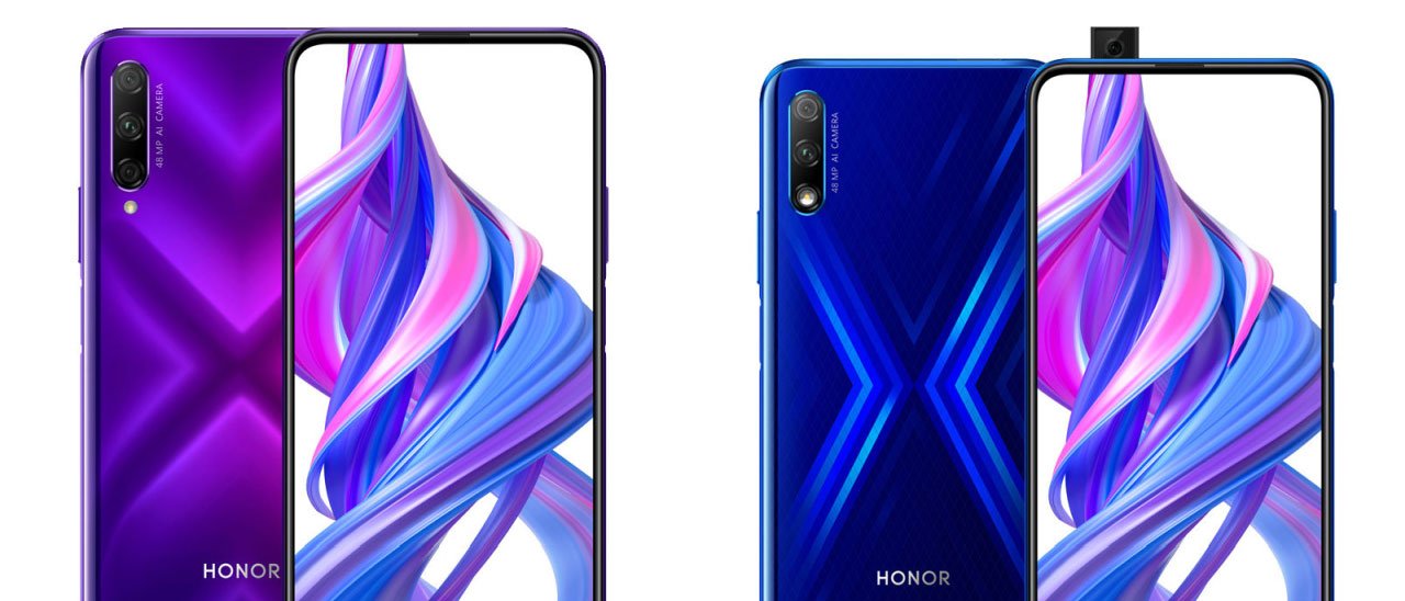 Honor 9X e 9X Pro, fotocamera frontale pop-up