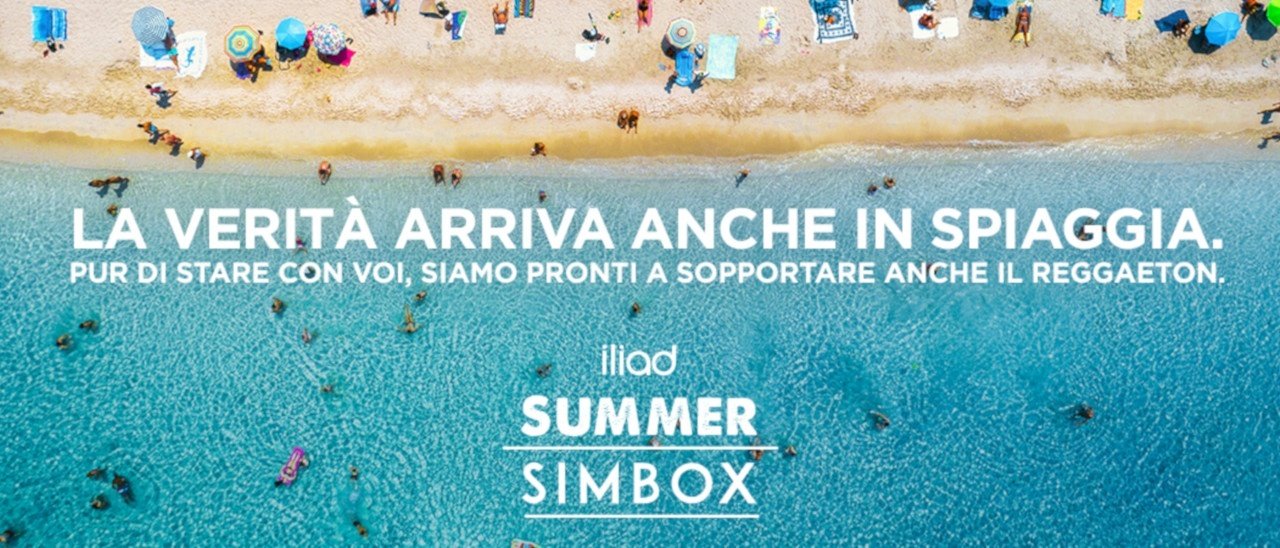 Iliad Summer SIMBOX; le SIM si comprano al mare