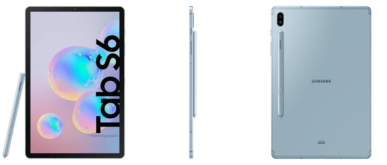 Samsung Galaxy Tab S6, immagini ufficiali