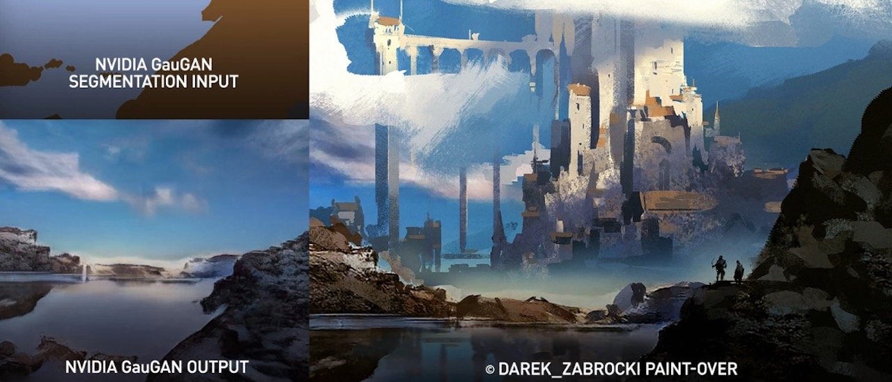 Quel paesaggio è stato creato dall'IA (di Nvidia)