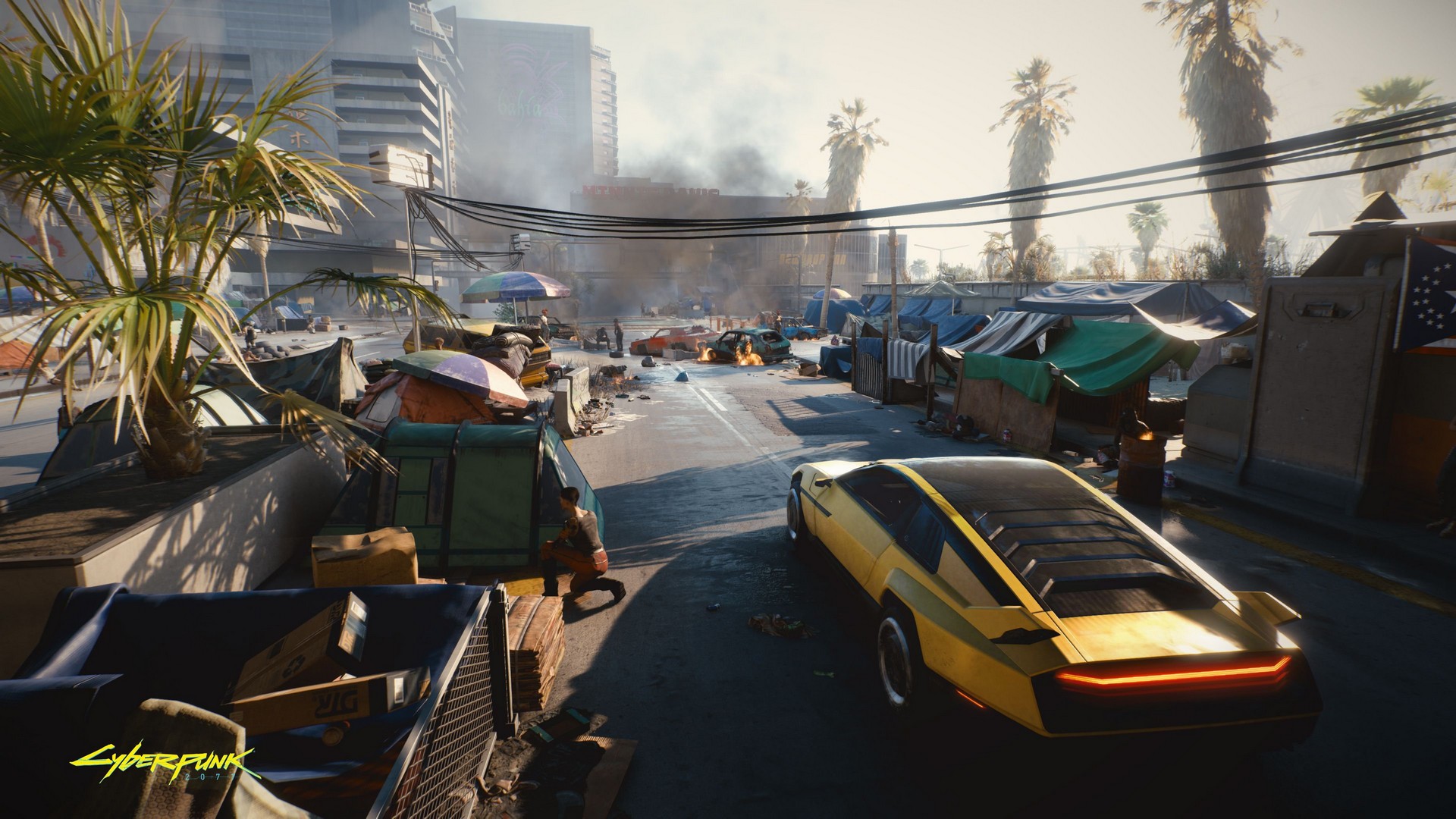 Cyberpunk 2077: i quartieri di Night City nelle spettacolari immagini della Gamescom