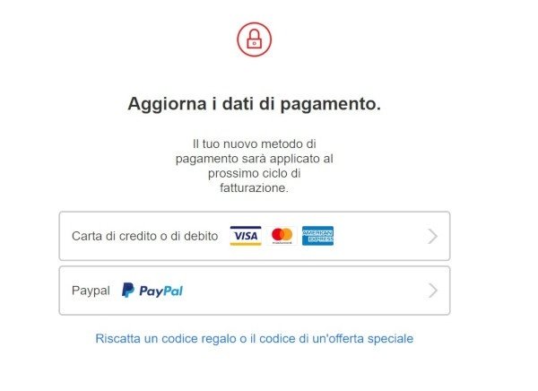Paypal per pagare Netflix