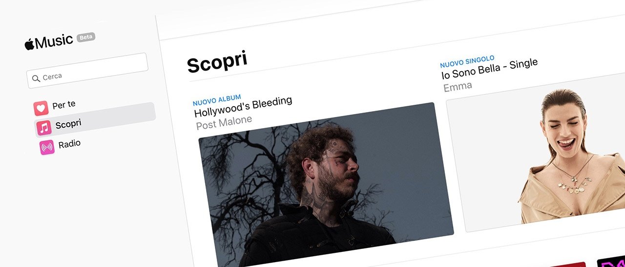 Apple lancia Apple Music in beta sul web
