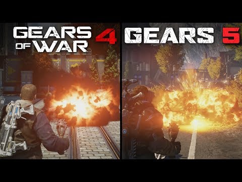 Gears 5: video confronto con Gears of War 4