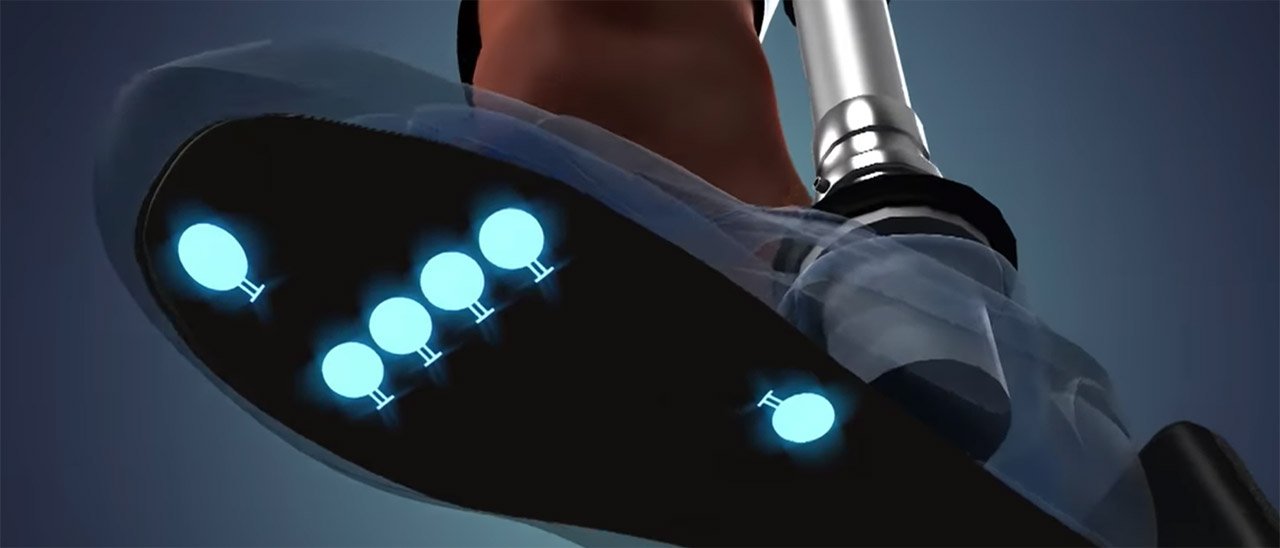 Protesi bionica che fa sentire di nuovo le gambe