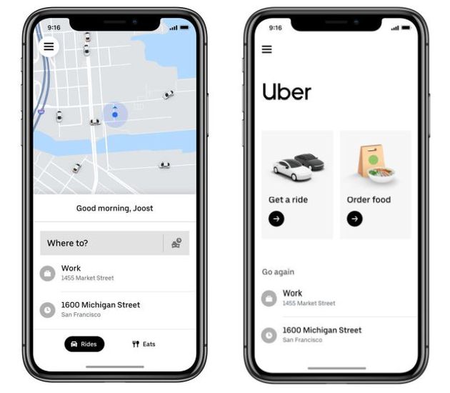 Uber app