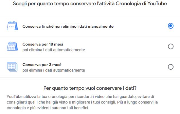 Cronologia YouTube