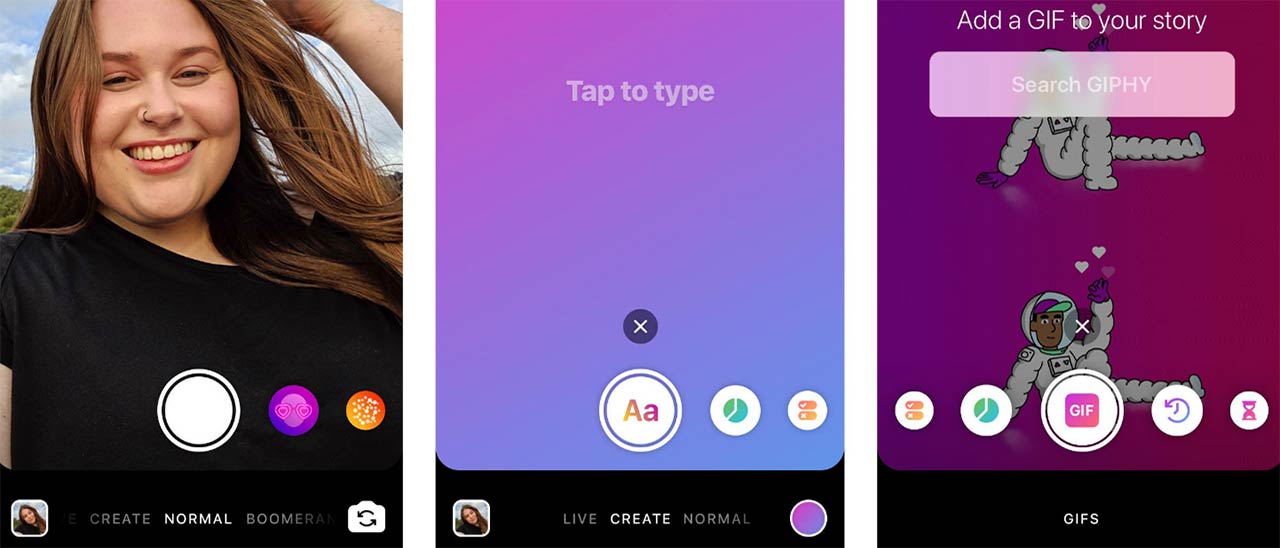 Instagram, nuovo design della camera per le Storie