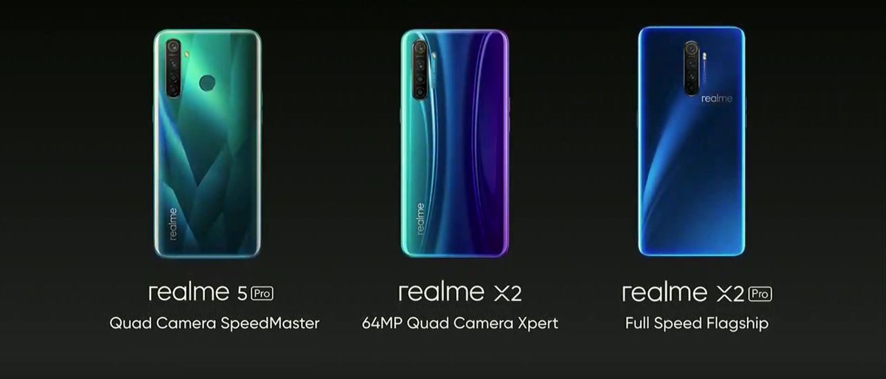 Realme X2, X2 Pro e 5 Pro arrivano in Italia