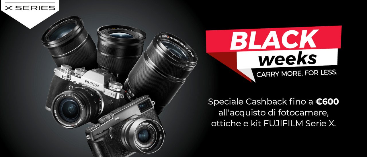 FUJIFILM Black Friday: rimborso raddoppiato