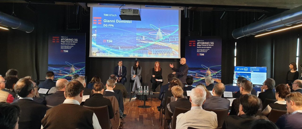 TIM: droni connessi alla rete live 5G Edge Cloud