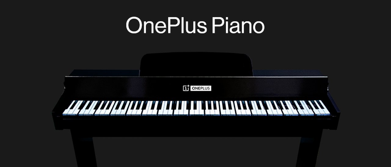 Pianoforte realizzato con 17 OnePlus 7T Pro