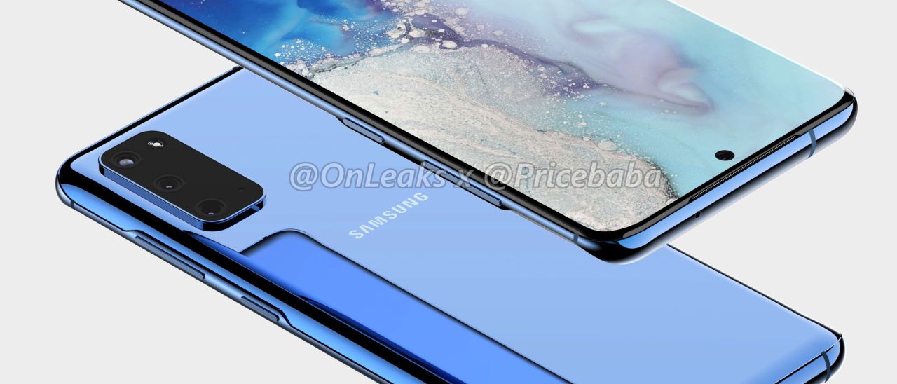 Galaxy S11e, schermo curvo e tre fotocamere