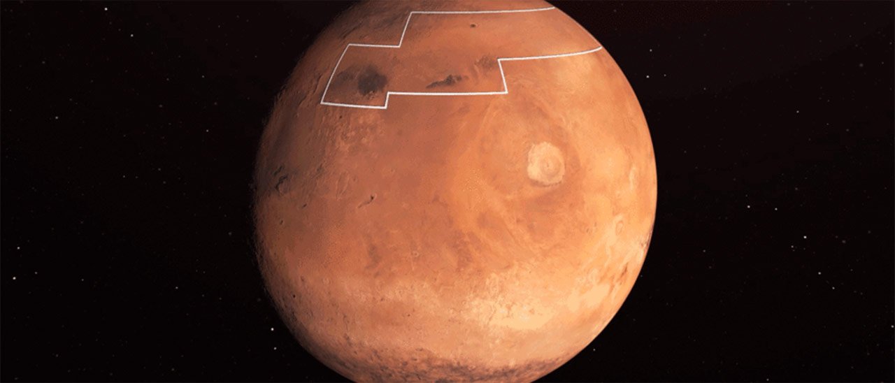 NASA, la mappa dell'acqua ghiacciata su Marte