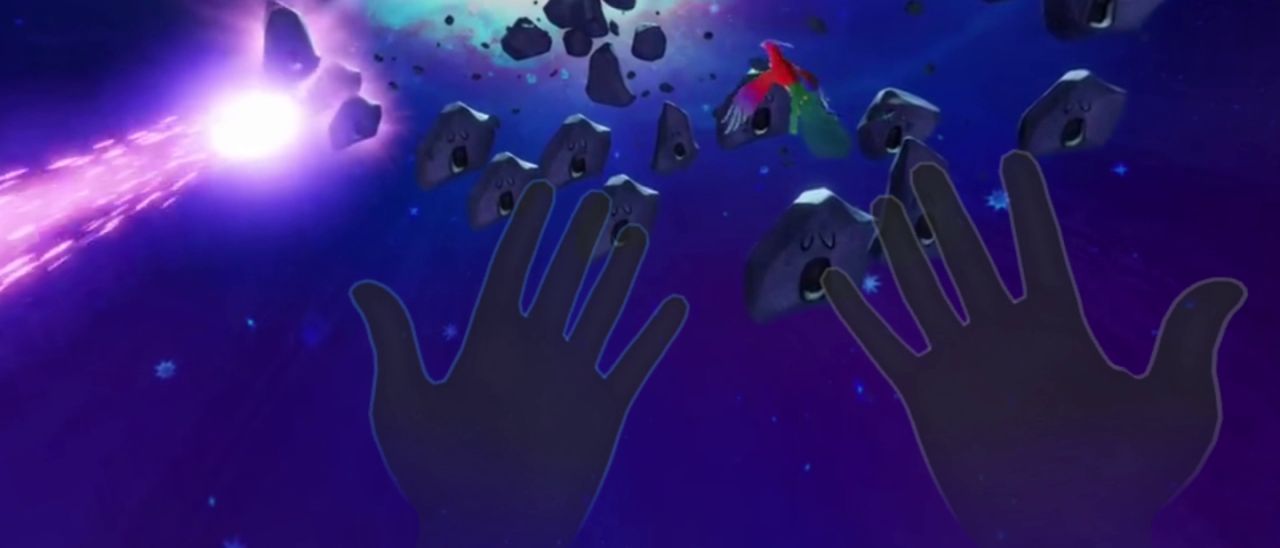 Oculus Quest riconosce le mani senza controller