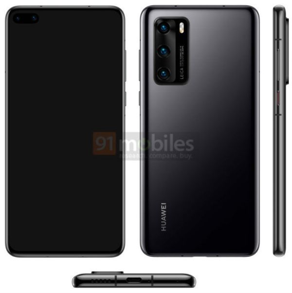 Huawei P40 render