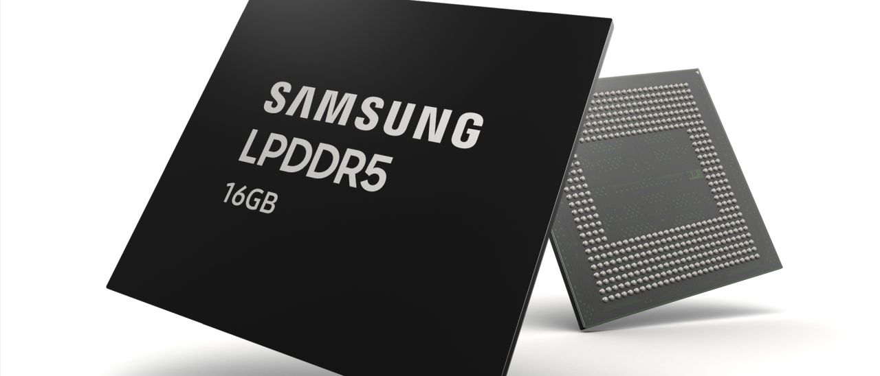 DRAM LPDDR5 da 16 GB, Samsung avvia la produzione