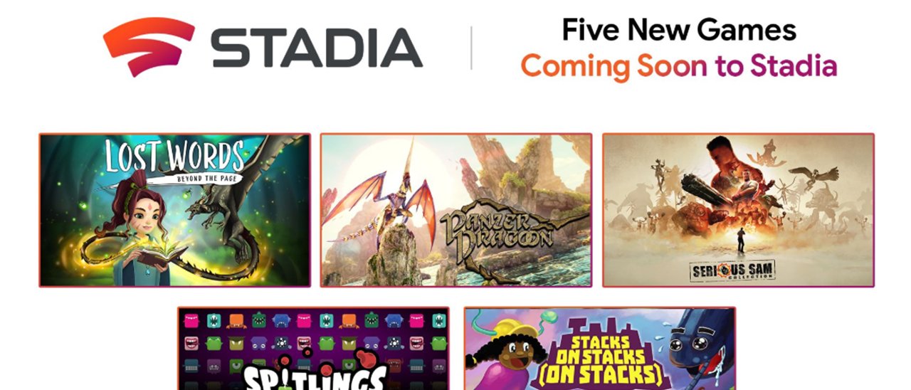 Google Stadia, annunciati cinque nuovi giochi