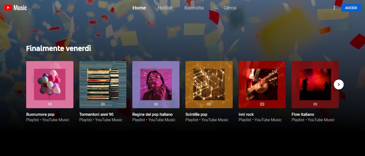 YouTube Music, upload della musica personale