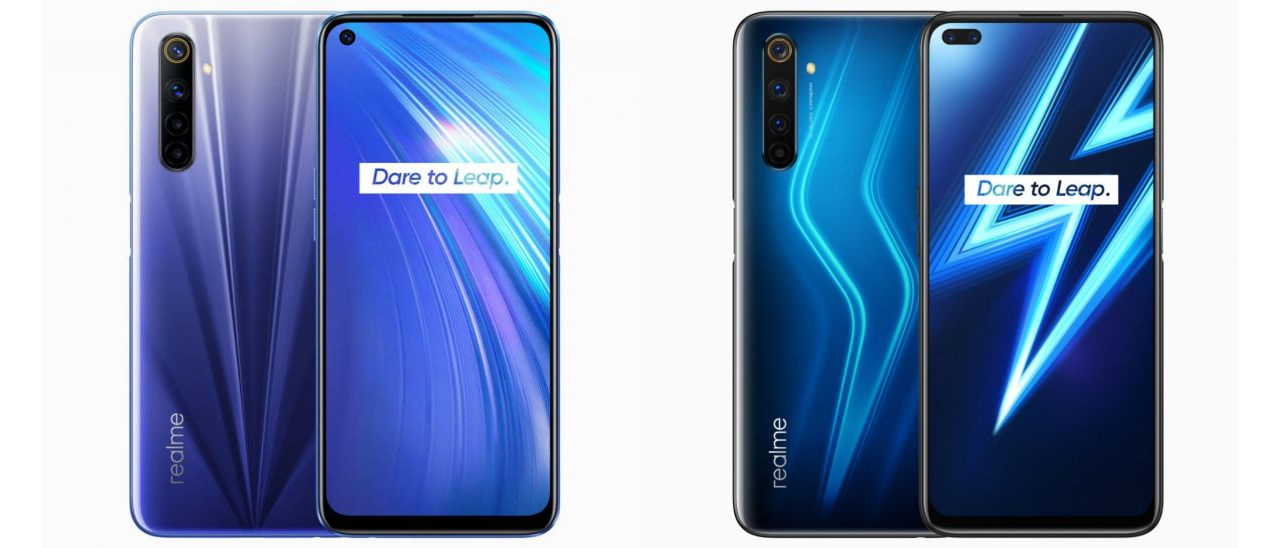 Realme 6 e 6 Pro, schermo da 90 Hz e quad camera