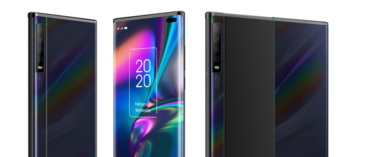 TCL svela uno smartphone con schermo estendibile