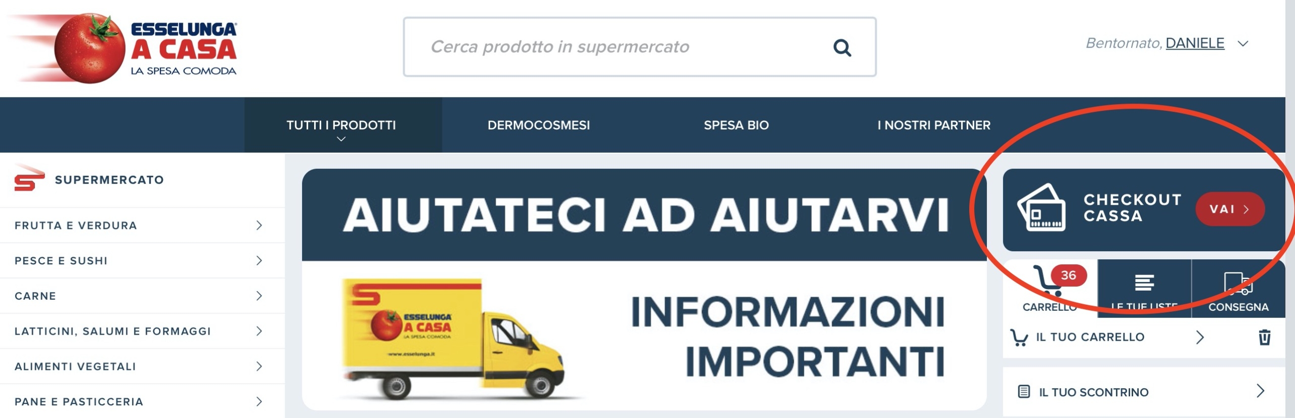 Esselunga a Casa Carrello