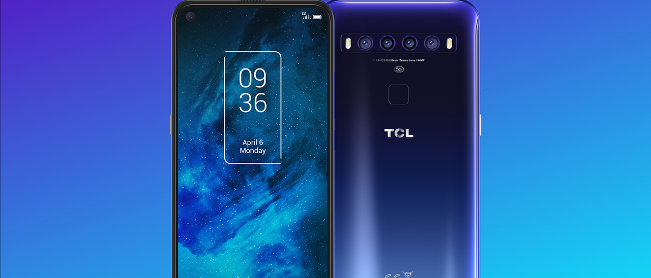 TCL presenta uno smartphone 5G da 399 euro
