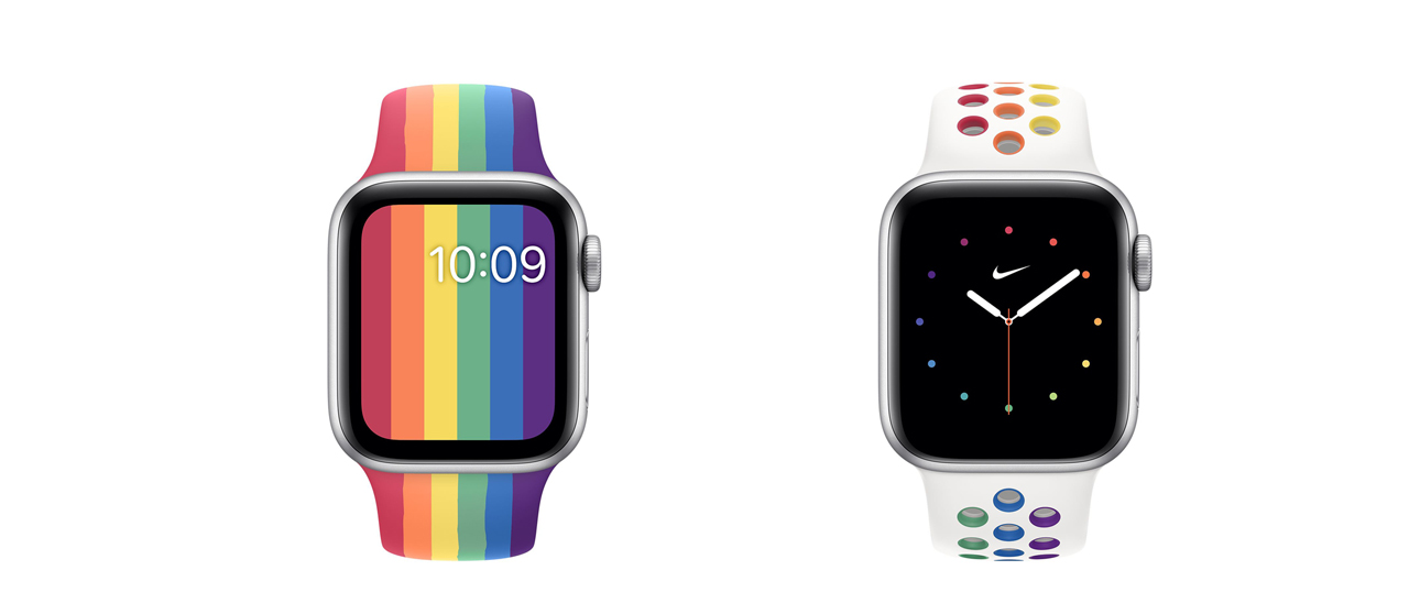 Apple lancia 2 nuovi cinturini Pride per Apple Watch