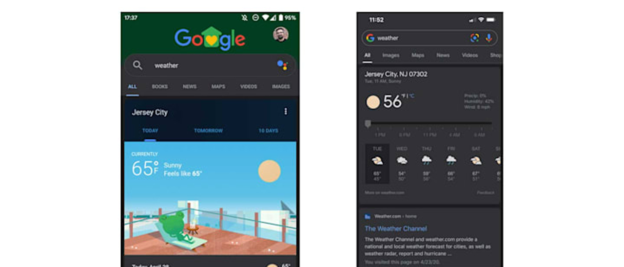 Google, Dark Mode nell'app ricerca: come funziona
