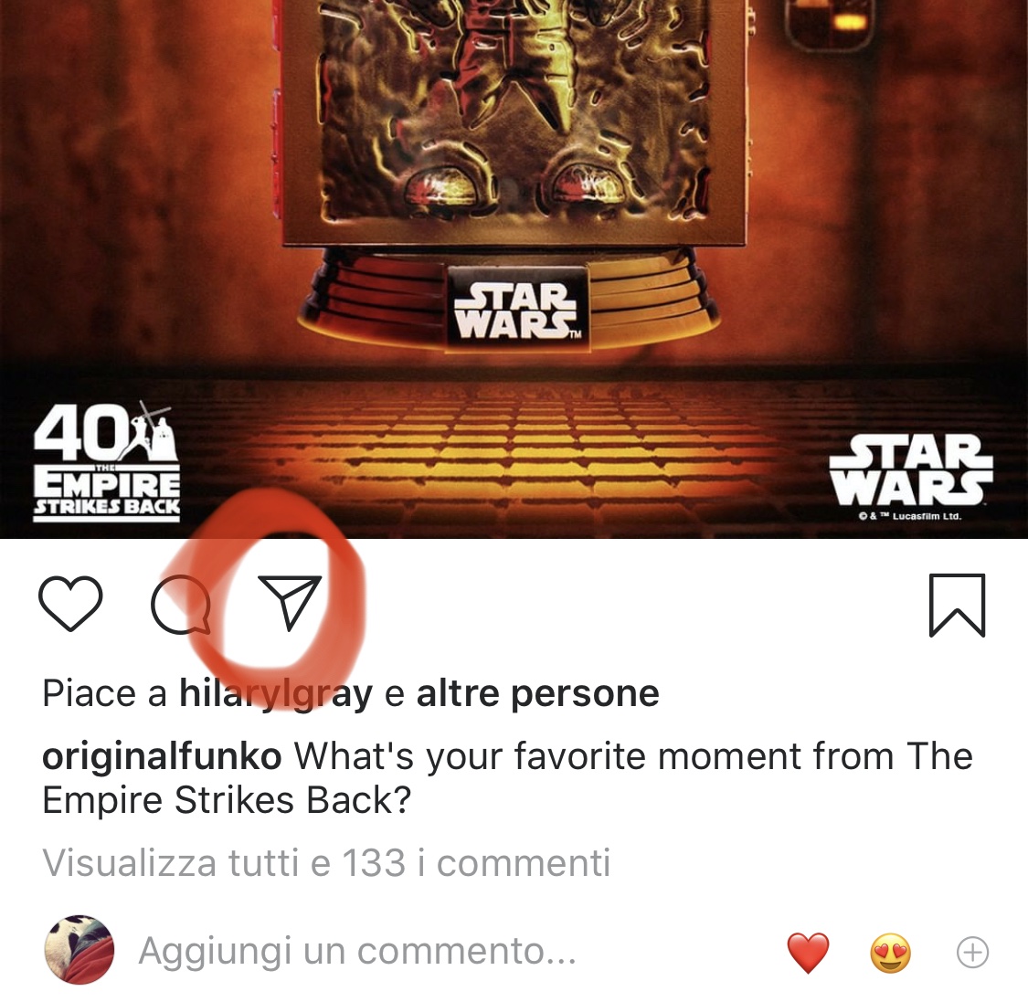 instagram condividi post