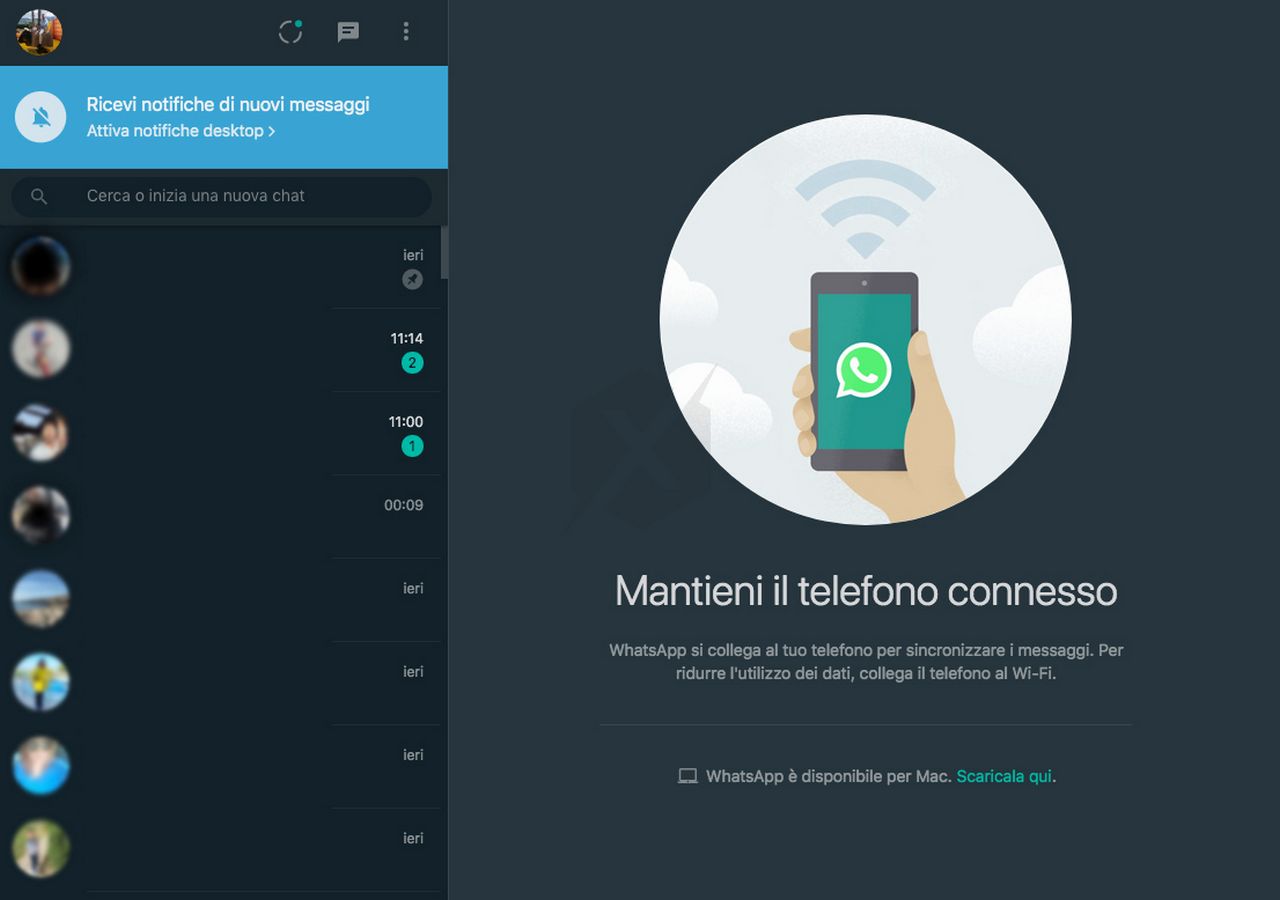 WhatsApp tutto nero: come attivare la dark mode