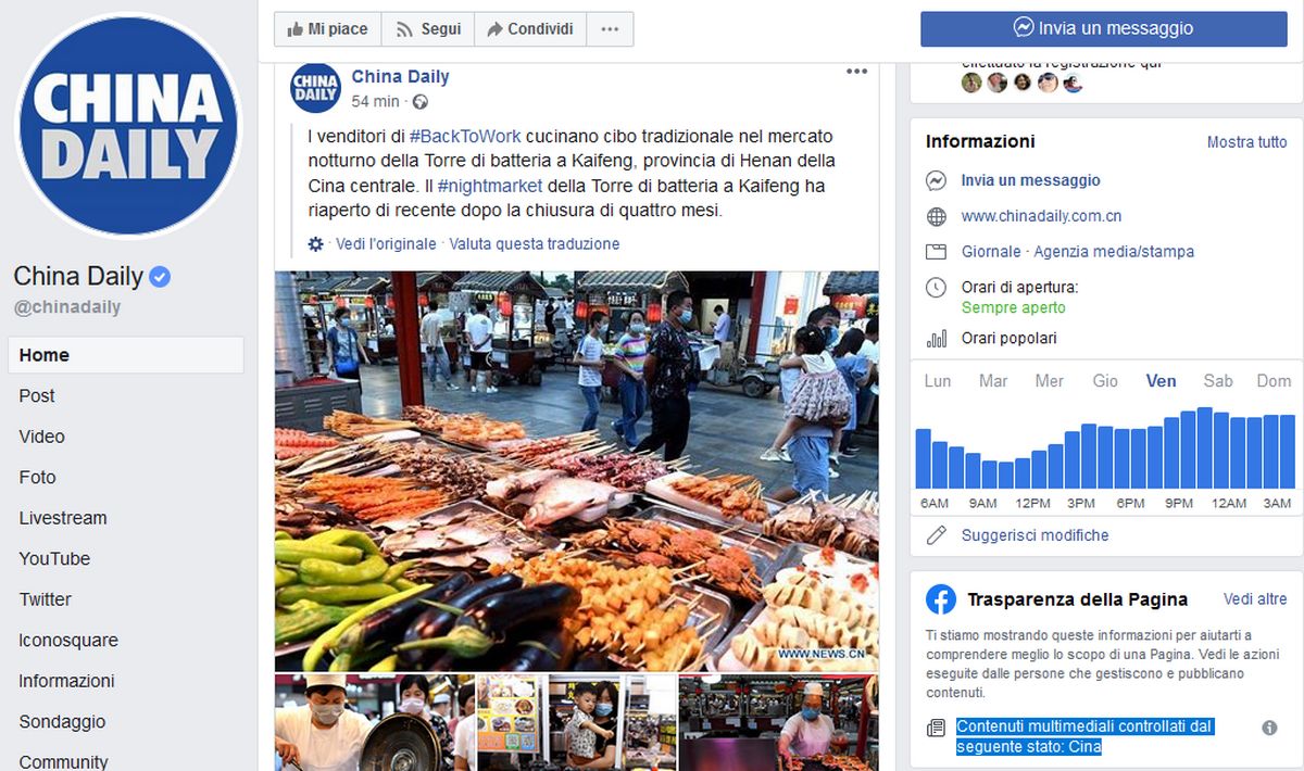 Facebook segnala agli utenti i giornali controllati dai governi