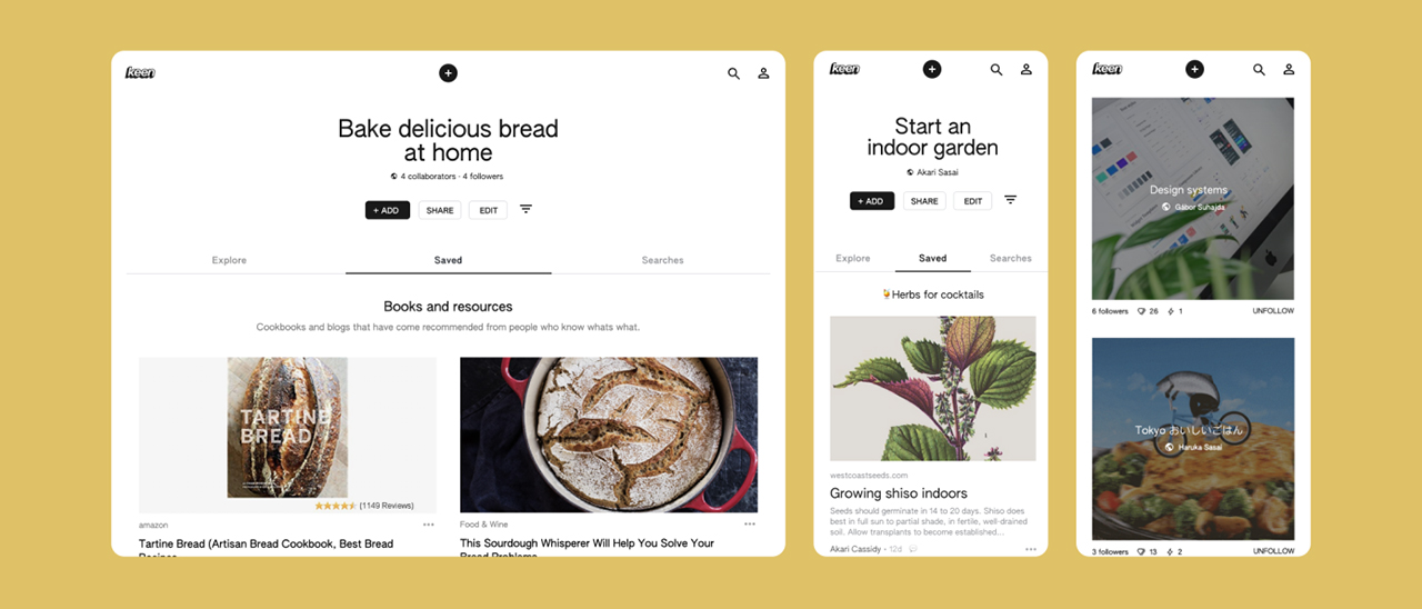 Ecco Keen, la risposta di Google a Pinterest