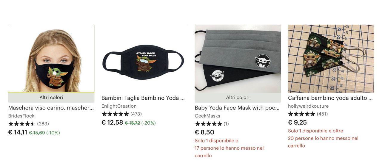 Mascherine fai-da-te: 5 consigli per l'acquisto su Etsy