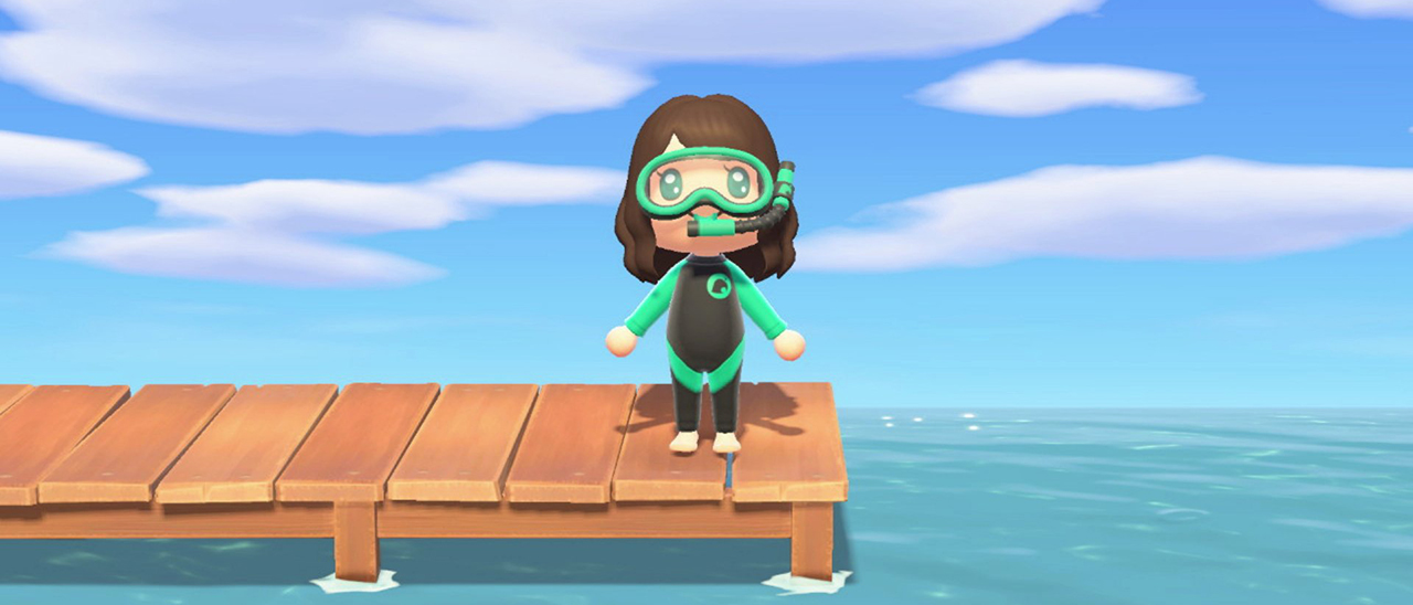 Animal Crossing: New Horizons, come nuotare e immergersi