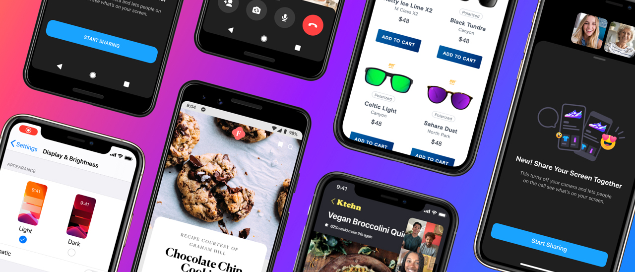 Messenger, lo schermo si condivide anche su iOS e Android