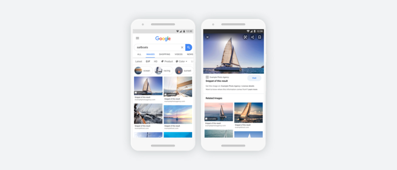 Google Immagini semplifica l'uso delle licenze
