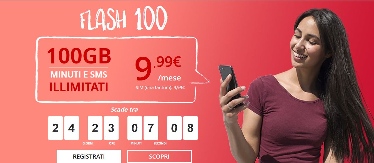 Iliad Flash 100: come attivarla e quando scade