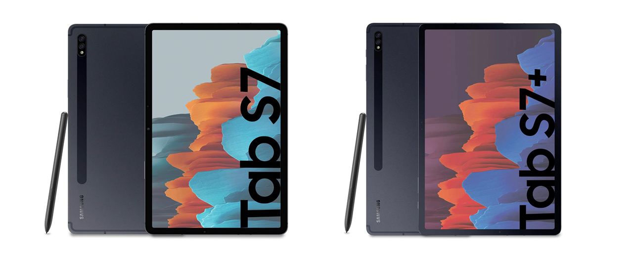 Samsung Galaxy Tab S7 e S7+ disponibili anche in Italia
