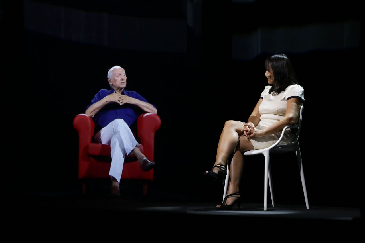 Piero Angela ospite in ologramma grazie al 5G di Vodafone