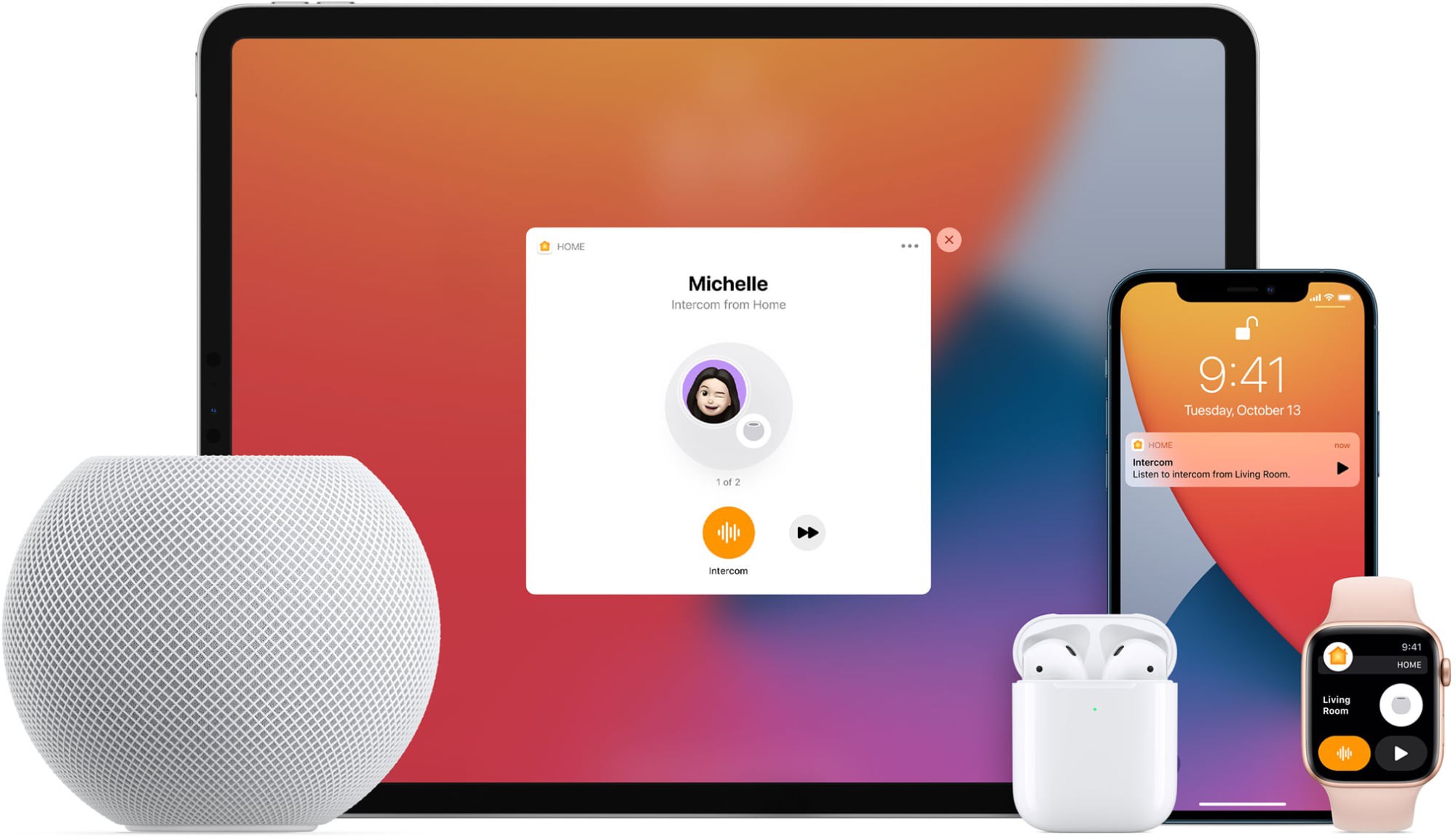 Funzione Intercom HomePod