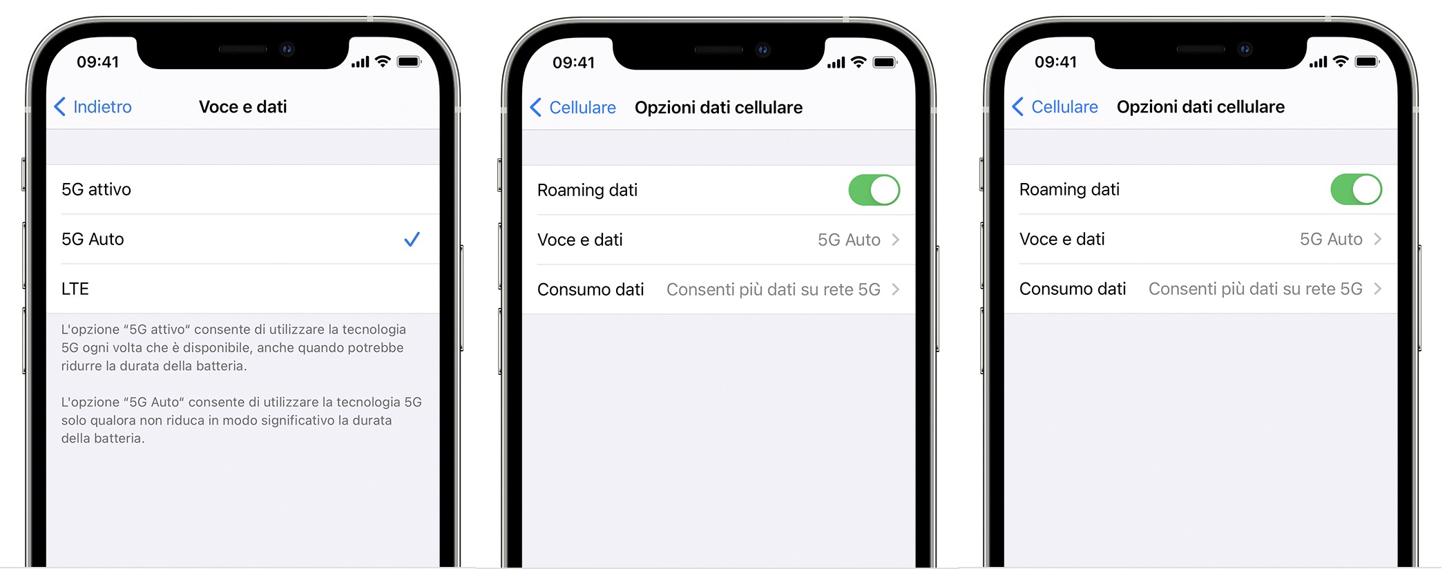 iPhone 12 5G Opzioni