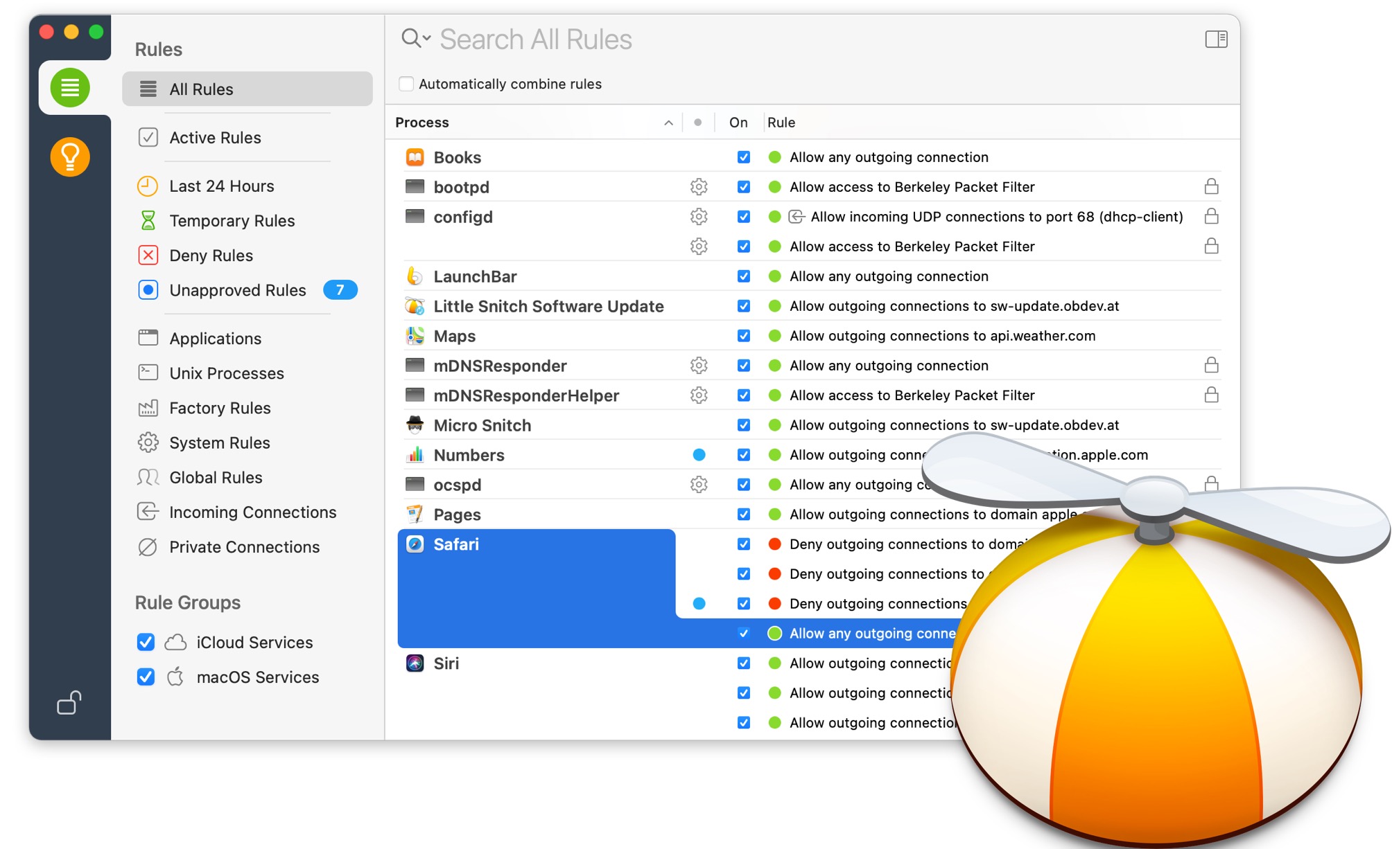 Little Snitch 5 aggiornato per Big Sur