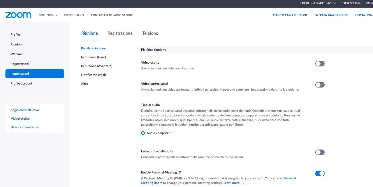 Meeting con Zoom: quante le connessioni possibili