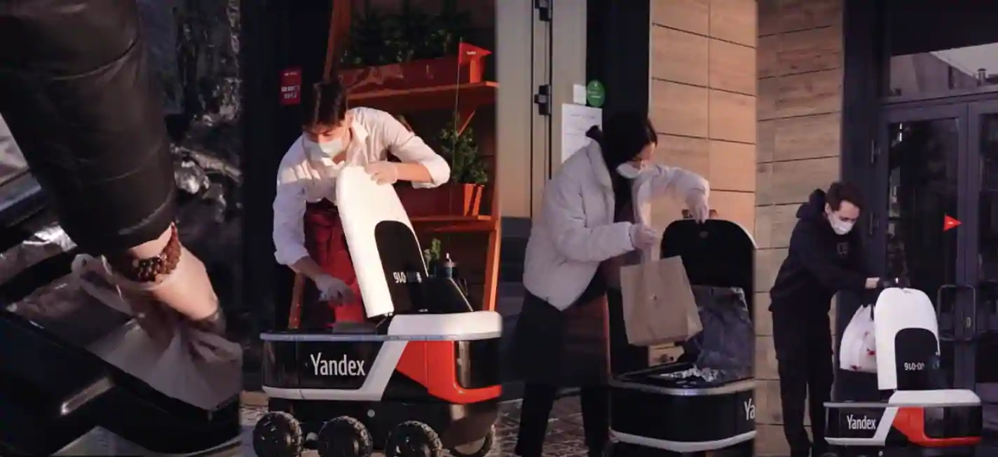 Yandex, per le consegne ecco i robot-fattorini