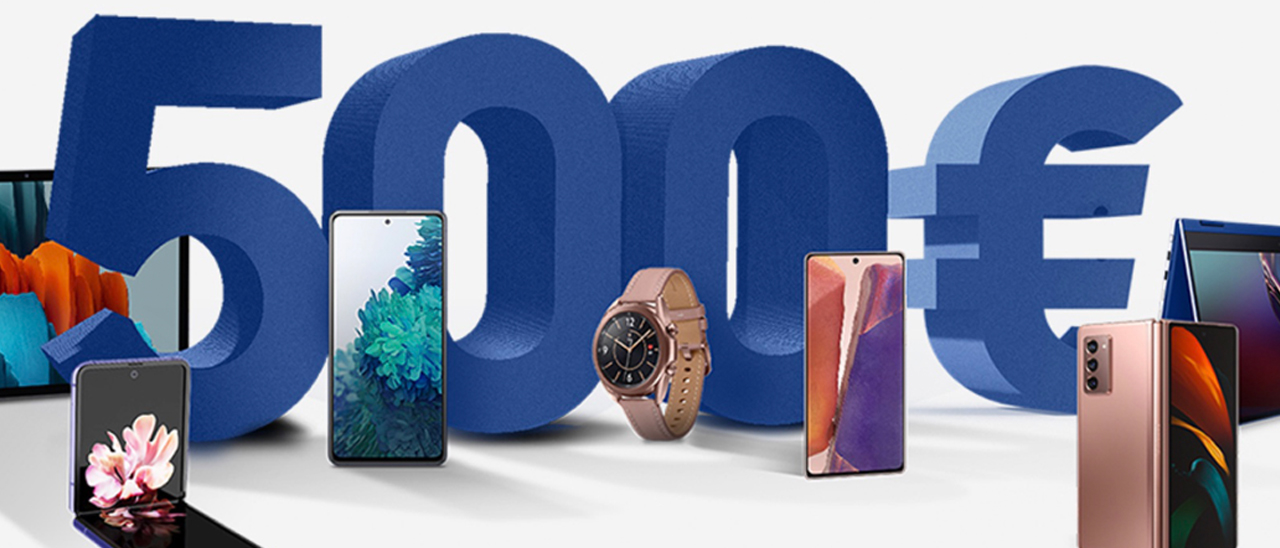 Fino a 500 euro di cashback con Samsung. Ecco come funziona