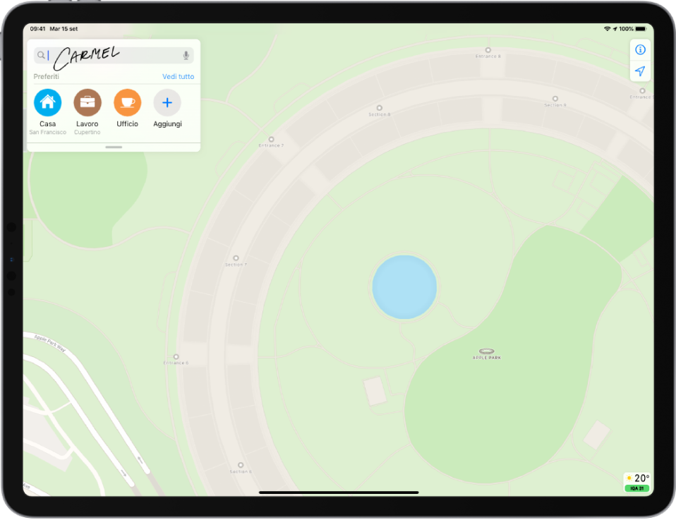 Scrittura a Mano iPad